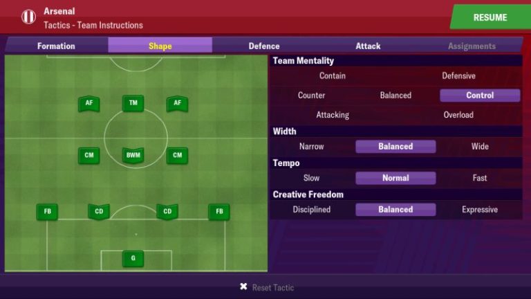 best football manager mobile 2018 tactics