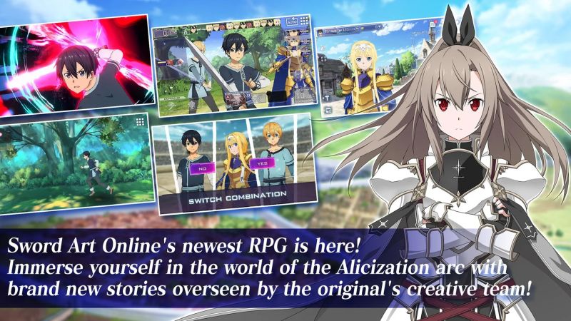 Sword Art Online Alicization Rising Steel Launches On Ios And