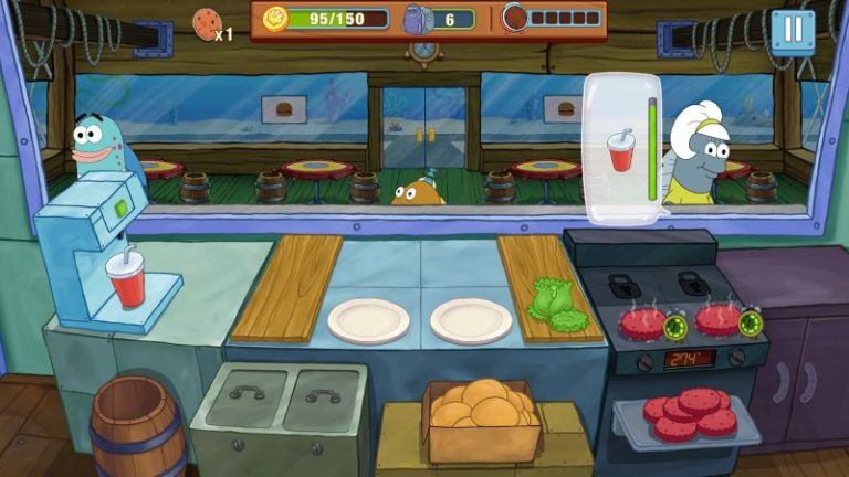spongebob: krusty cook-off online