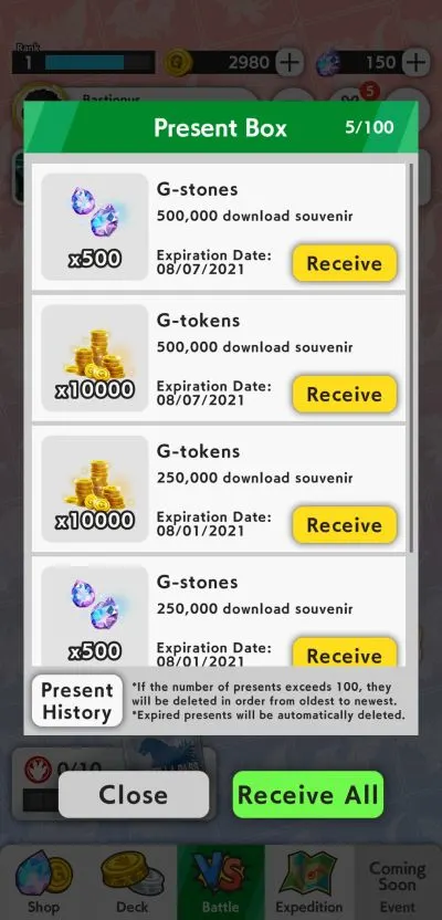 godzilla battle line missions