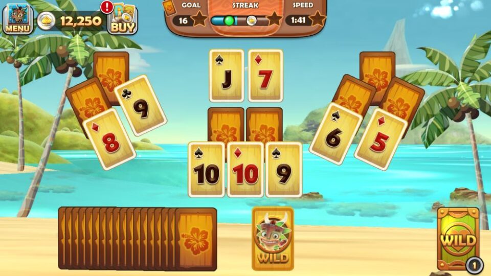 free solitaire tripeaks coins